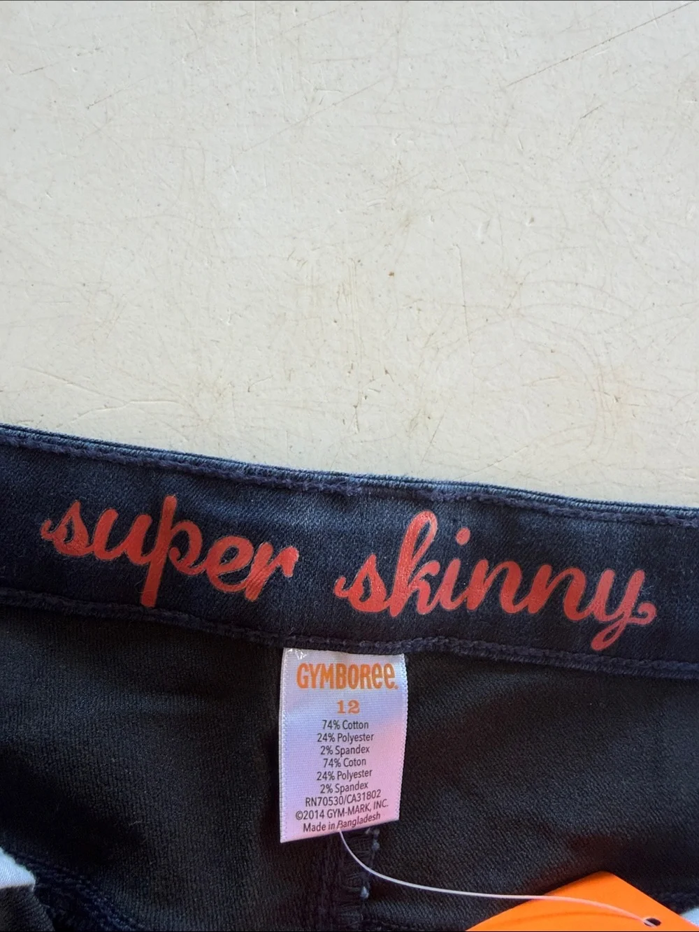 Gymboree Navy Girls' Super Skinny Jeans with Ankle Zippers